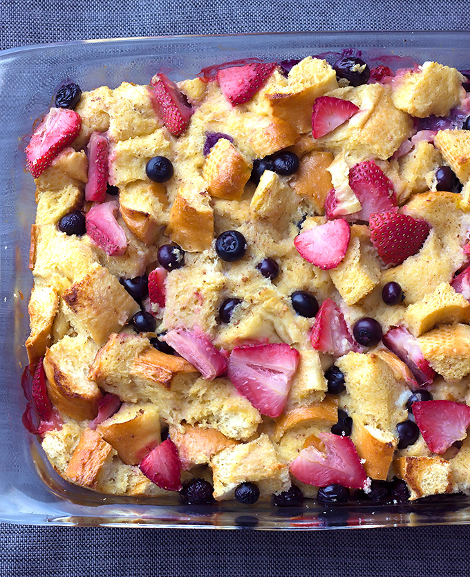 Mixed Berry French Toast Casserole