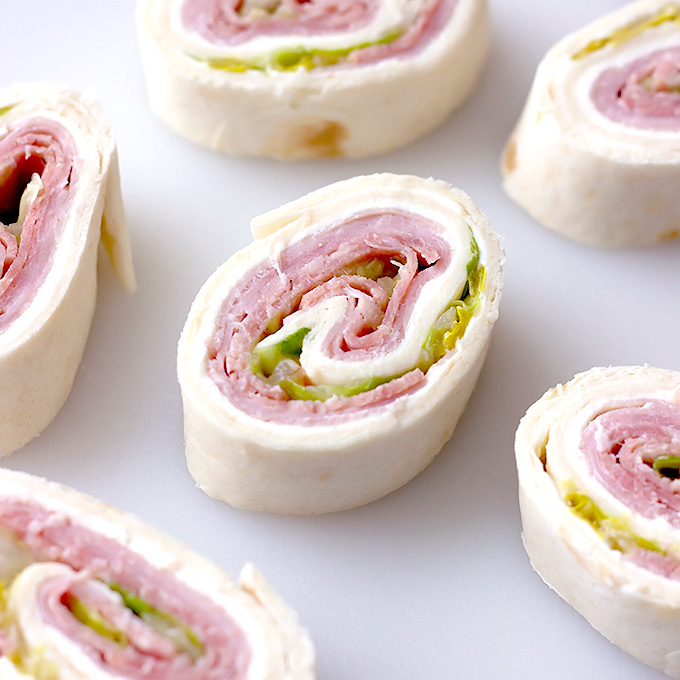 Cream Cheese Italian Pinwheels recipe