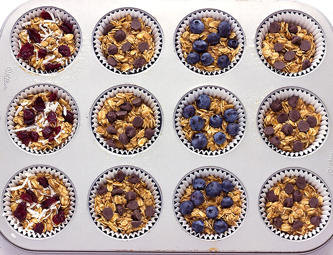 Customizable Baked Oatmeal Muffins recipe