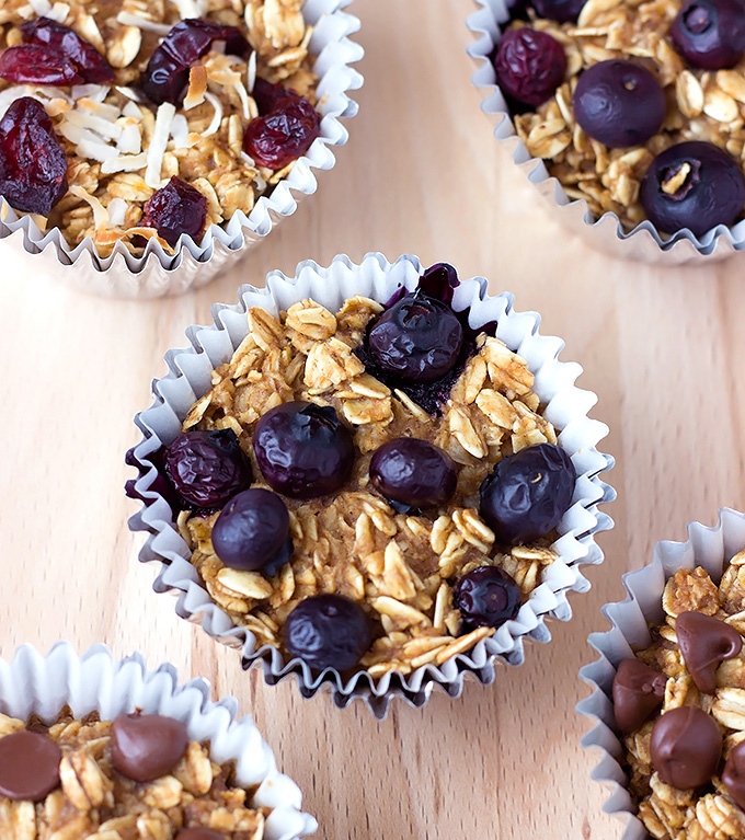 Customizable Baked Oatmeal Muffins recipe