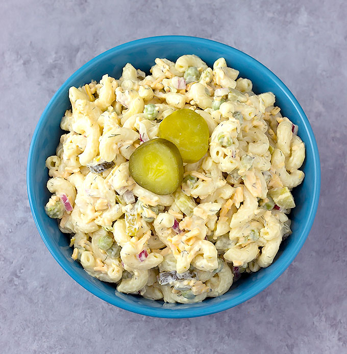 Dill Pickle Pasta Salad