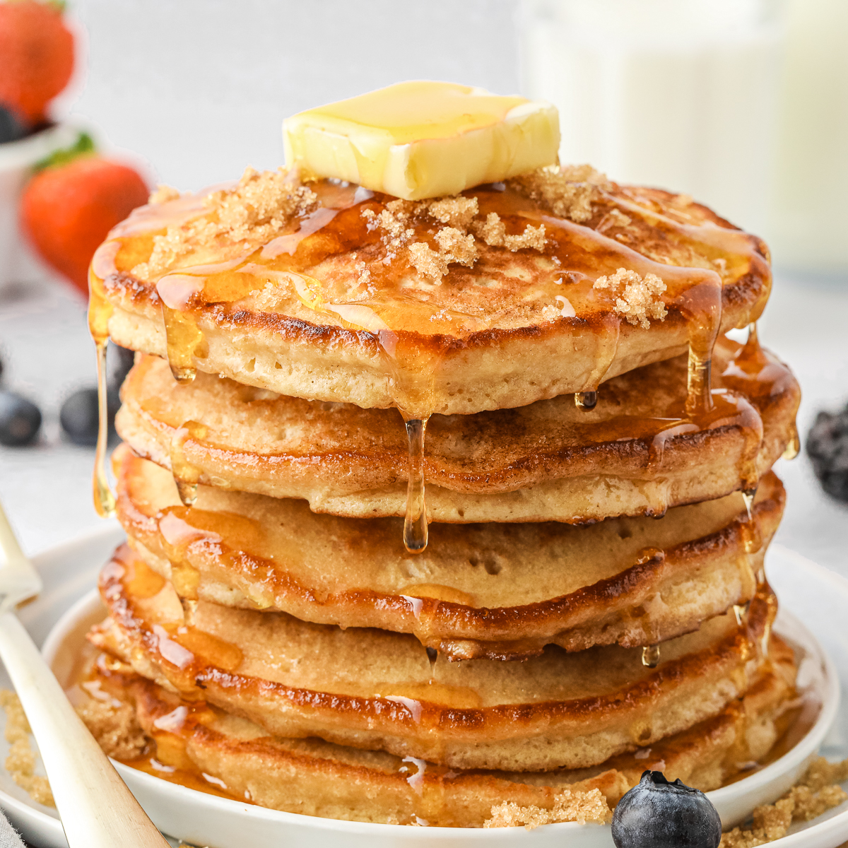 Brown Sugar Pancakes - Amanda's Easy Recipes